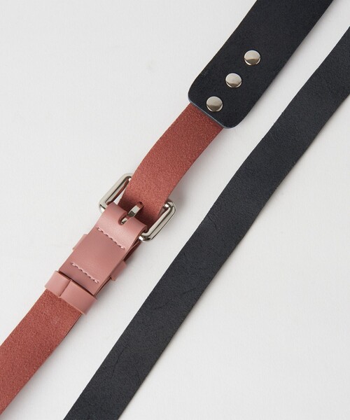 ajew（エジュー）の「＜ajew＞レザー ストラップ ショルダー（スマホグッズ・レディース・オリーブ/ブラック・FREE）」の15枚目の写真