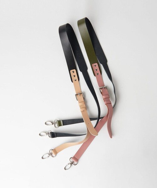 ajew（エジュー）の「＜ajew＞レザー ストラップ ショルダー（スマホグッズ・レディース・オリーブ/ブラック・FREE）」の18枚目の写真
