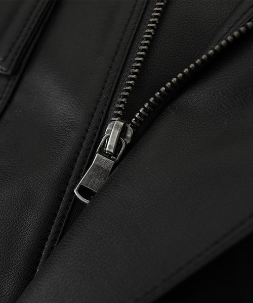 aimoha（アイモハ）の「フェイクレザージャケット（ライダースジャケット・レディース・ブラック・SMALL/MEDIUM/LARGE）」の6枚目の写真