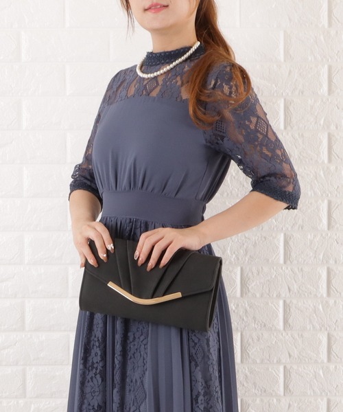 Lace Ladies（レースレディース）の「2wayクラッチバッグ（クラッチバッグ・レディース・ブラック/アイボリー/グレイッシュベージュ/グレー・FREE）」の7枚目の写真