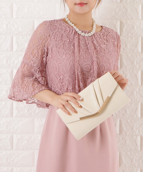 Lace Ladies（レースレディース）の「2wayクラッチバッグ（クラッチバッグ・レディース・ブラック/アイボリー/グレイッシュベージュ/グレー・FREE）」の10枚目の写真