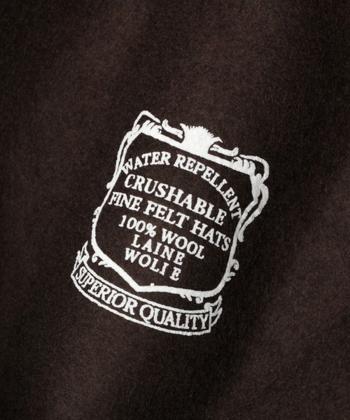 BABYLONE（バビロン）の「【BenelliMontacone】＜別注＞WOOLHAT（ハット・レディース・ベージュ/サンドグレー・FREE）」の5枚目の写真
