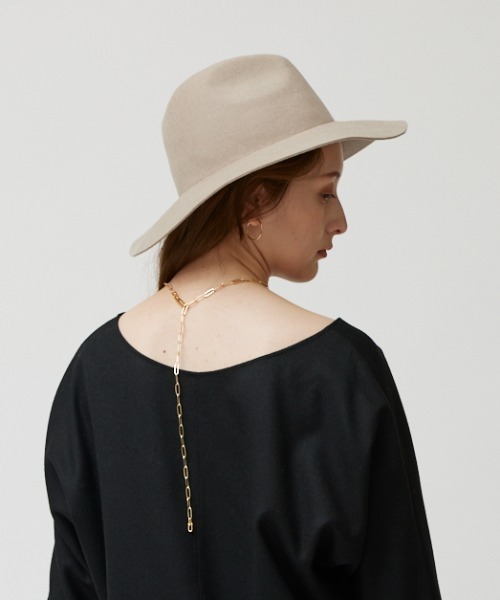 BABYLONE（バビロン）の「【BenelliMontacone】＜別注＞WOOLHAT（ハット・レディース・ベージュ/サンドグレー・FREE）」の20枚目の写真