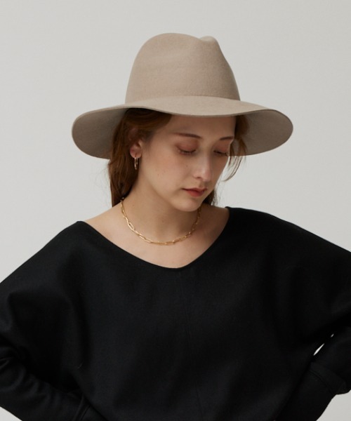 BABYLONE（バビロン）の「【BenelliMontacone】＜別注＞WOOLHAT（ハット・レディース・ベージュ/サンドグレー・FREE）」の19枚目の写真