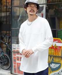 USAコットン ロンT オーバーサイズ 無地 長袖Tシャツ