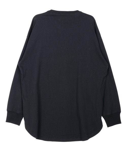 jiggys shop(ジギーズショップ)の「USAコットン ロンT オーバーサイズ 無地 長袖Tシャツ(Tシャツ/カットソー・メンズ・オフホワイト/ベージュ/ネイビー/ブラック/ミックスグレー/ダークグリーン・LARGE/X-LARGE/MEDIUM)」の19枚目の写真