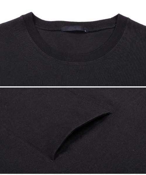 jiggys shop(ジギーズショップ)の「USAコットン ロンT オーバーサイズ 無地 長袖Tシャツ(Tシャツ/カットソー・メンズ・オフホワイト/ベージュ/ネイビー/ブラック/ミックスグレー/ダークグリーン・LARGE/X-LARGE/MEDIUM)」の20枚目の写真