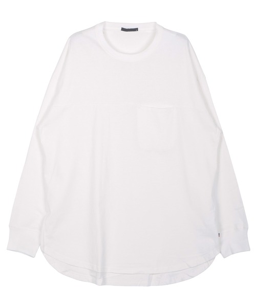 jiggys shop(ジギーズショップ)の「USAコットン ロンT オーバーサイズ 無地 長袖Tシャツ(Tシャツ/カットソー・メンズ・オフホワイト/ベージュ/ネイビー/ブラック/ミックスグレー/ダークグリーン・LARGE/X-LARGE/MEDIUM)」の7枚目の写真