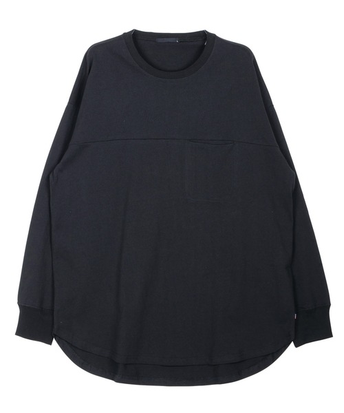 jiggys shop(ジギーズショップ)の「USAコットン ロンT オーバーサイズ 無地 長袖Tシャツ(Tシャツ/カットソー・メンズ・オフホワイト/ベージュ/ネイビー/ブラック/ミックスグレー/ダークグリーン・LARGE/X-LARGE/MEDIUM)」の9枚目の写真