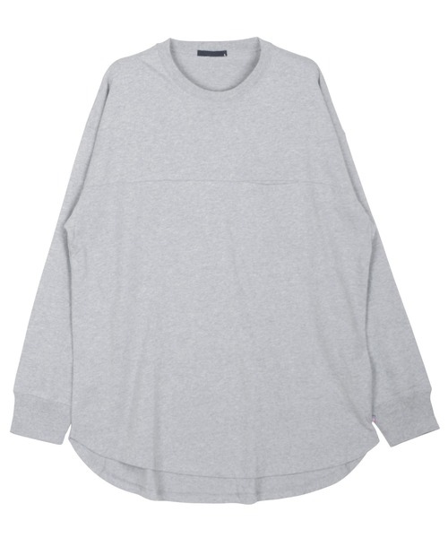 jiggys shop(ジギーズショップ)の「USAコットン ロンT オーバーサイズ 無地 長袖Tシャツ(Tシャツ/カットソー・メンズ・オフホワイト/ベージュ/ネイビー/ブラック/ミックスグレー/ダークグリーン・LARGE/X-LARGE/MEDIUM)」の11枚目の写真