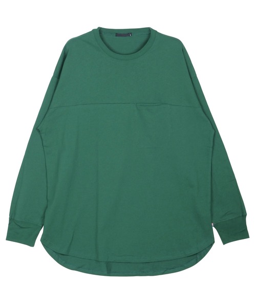 jiggys shop(ジギーズショップ)の「USAコットン ロンT オーバーサイズ 無地 長袖Tシャツ(Tシャツ/カットソー・メンズ・オフホワイト/ベージュ/ネイビー/ブラック/ミックスグレー/ダークグリーン・LARGE/X-LARGE/MEDIUM)」の15枚目の写真