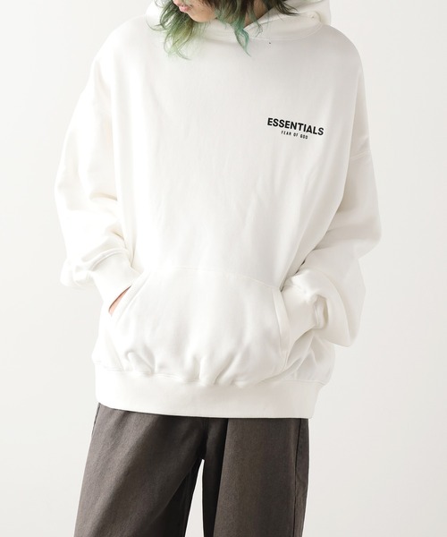 FOG ESSENTIALS（エフオージーエッセンシャルズ）の「FOG ESSENTIALS/エッセンシャルズ FLOWER PHOTO HOODIE バックボクシーフォト プルオーバーパーカー フーディー（パーカー・メンズ・ホワイト/ブラック・XS/S/M/L/XL）」の17枚目の写真
