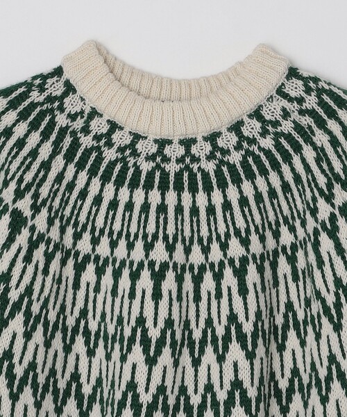 Guernsey Woollens（ガンジーウーレンズ）の「*【SHIPS別注】Guernsey Woollens: アイスランディック クルーネック ニット (セーター)（ニット/セーター・メンズ・ナチュラル/オリーブ/イエロー系/ネイビー・SMALL/MEDIUM/LARGE/X-LARGE）」の19枚目の写真
