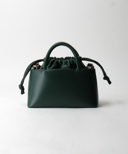 BEAUTY&YOUTH UNITED ARROWS（ビューティーアンドユースユナイテッドアローズ）の「ドロスト ロールハンドル バッグ-2WAY-（ショルダーバッグ・レディース・ダークグリーン/ブラウン・FREE）」の18枚目の写真