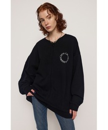 SLY | 2WAY PHOTO SW TOPS 2ウェイ フォト スウェット トップス トレーナー(スウェット)