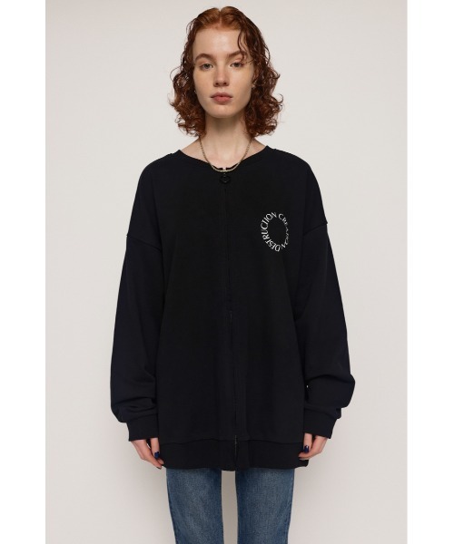 SLY(スライ)の「2WAY PHOTO SW TOPS 2ウェイ フォト スウェット トップス トレーナー(スウェット・レディース・オフホワイト/ブラック/グレー・FREE)」の16枚目の写真