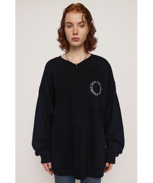 SLY(スライ)の「2WAY PHOTO SW TOPS 2ウェイ フォト スウェット トップス トレーナー(スウェット・レディース・オフホワイト/ブラック/グレー・FREE)」の18枚目の写真