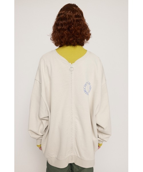 SLY(スライ)の「2WAY PHOTO SW TOPS 2ウェイ フォト スウェット トップス トレーナー(スウェット・レディース・オフホワイト/ブラック/グレー・FREE)」の9枚目の写真