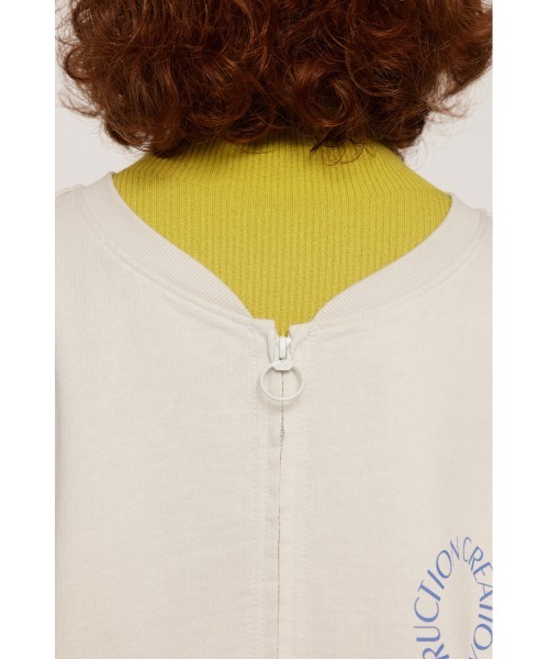 SLY(スライ)の「2WAY PHOTO SW TOPS 2ウェイ フォト スウェット トップス トレーナー(スウェット・レディース・オフホワイト/ブラック/グレー・FREE)」の12枚目の写真