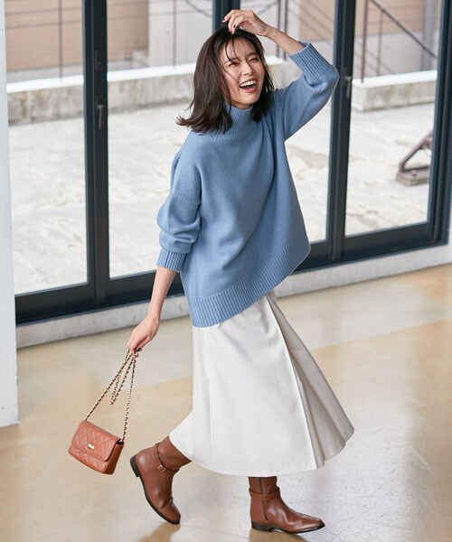 23区（ニジュウサンク）の「ウールミルドストレッチフロントタック A