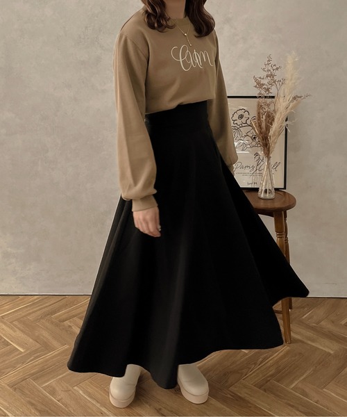 apres jour clair(アプレジュールクレア)の「【apres jour clair】ロゴ刺繍スウェット【ZOZOTOWN限定アイテム】(スウェット・レディース・アイボリー/モカ・X-LARGE/フリー)」の15枚目の写真