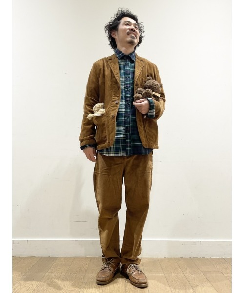 GAP（ギャップ）の「コーデュロイ チョア ジャケット（テーラードジャケット・メンズ・ブラック/ブラウン・XS/M/L/S/XL）」の13枚目の写真