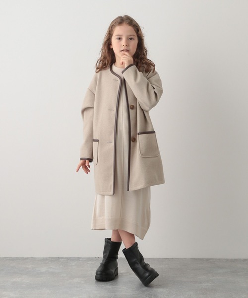 GLOBAL WORK（グローバルワーク）の「ケーブルニットセットワンピース/124977（ワンピース・キッズ・ライトブルー/ブラウン/オフホワイト・100cm/130cm/140cm/160cm/150cm/120cm/110cm）」の8枚目の写真