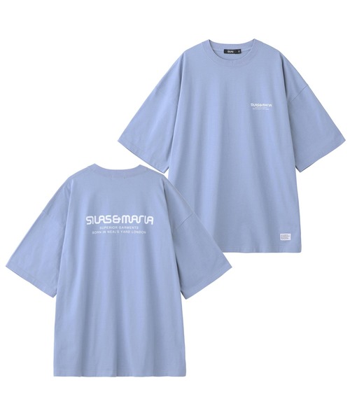 SILAS(サイラス)の「SILAS AND MARIA LOGO WIDE S/S TEE(Tシャツ/カットソー・メンズ・ブルー/ブラック/ホワイト/グリーン/パープル/イエロー/チャコール・M/L/XL)」の6枚目の写真