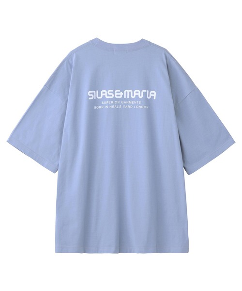 SILAS(サイラス)の「SILAS AND MARIA LOGO WIDE S/S TEE(Tシャツ/カットソー・メンズ・ブルー/ブラック/ホワイト/グリーン/パープル/イエロー/チャコール・M/L/XL)」の8枚目の写真