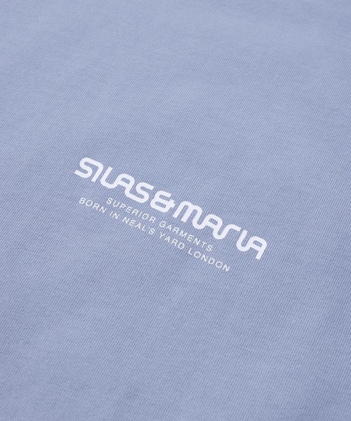 SILAS(サイラス)の「SILAS AND MARIA LOGO WIDE S/S TEE(Tシャツ/カットソー・メンズ・ブルー/ブラック/ホワイト/グリーン/パープル/イエロー/チャコール・M/L/XL)」の15枚目の写真