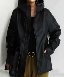 antiqua | 軽量で丈夫!ラフに着られるヴィ―ガンレザージャケット(ライダースジャケット)