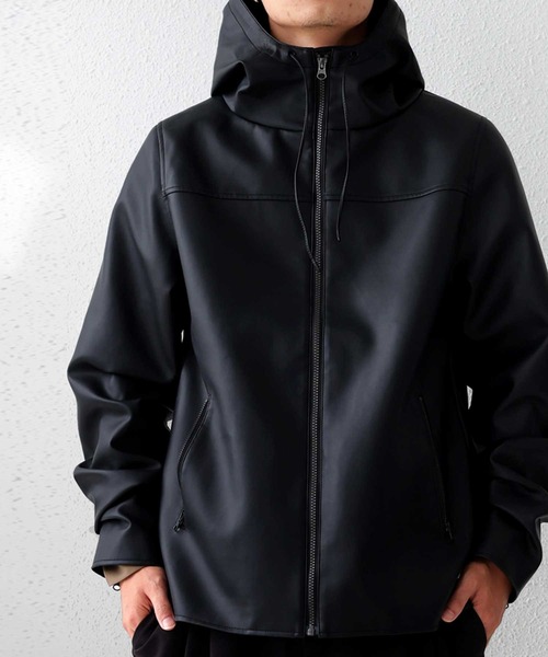 antiqua(アンティカ)の「軽量で丈夫!ラフに着られるヴィ―ガンレザージャケット(ライダースジャケット・レディース・ブラック・M/L)」の8枚目の写真