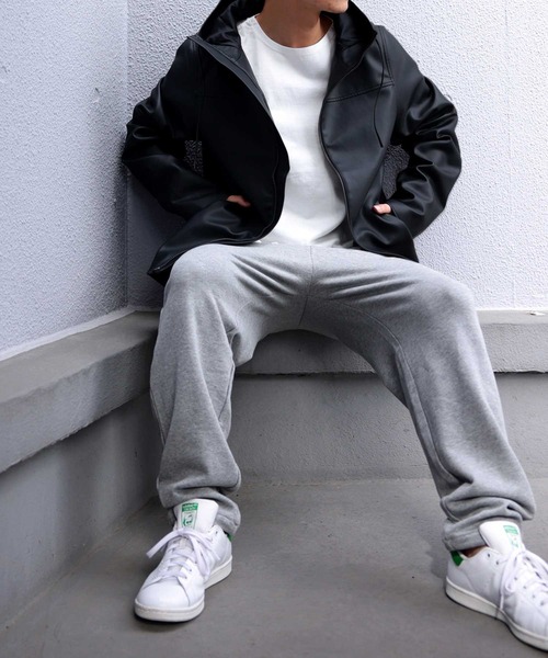 antiqua(アンティカ)の「軽量で丈夫!ラフに着られるヴィ―ガンレザージャケット(ライダースジャケット・レディース・ブラック・M/L)」の22枚目の写真