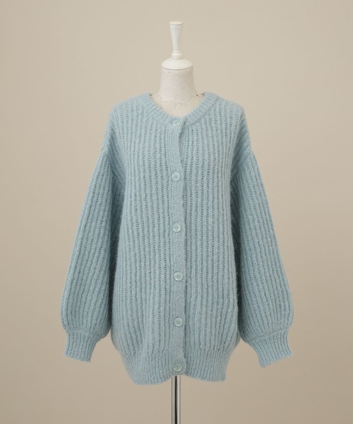 NANO universe（ナノユニバース）の「LB.04/WEB限定 前後2WAYニット（カーディガン/ボレロ・レディース・オフホワイト/フューシャピンク/ミント・FREE）」の11枚目の写真