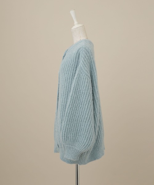 NANO universe（ナノユニバース）の「LB.04/WEB限定 前後2WAYニット（カーディガン/ボレロ・レディース・オフホワイト/フューシャピンク/ミント・FREE）」の13枚目の写真