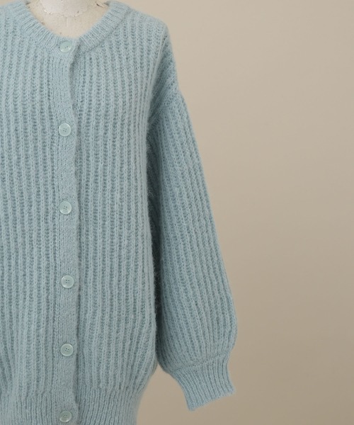 NANO universe（ナノユニバース）の「LB.04/WEB限定 前後2WAYニット（カーディガン/ボレロ・レディース・オフホワイト/フューシャピンク/ミント・FREE）」の16枚目の写真