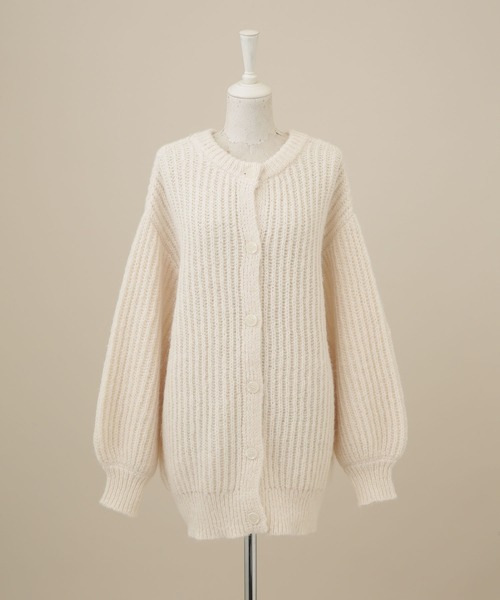 NANO universe（ナノユニバース）の「LB.04/WEB限定 前後2WAYニット（カーディガン/ボレロ・レディース・オフホワイト/フューシャピンク/ミント・FREE）」の20枚目の写真