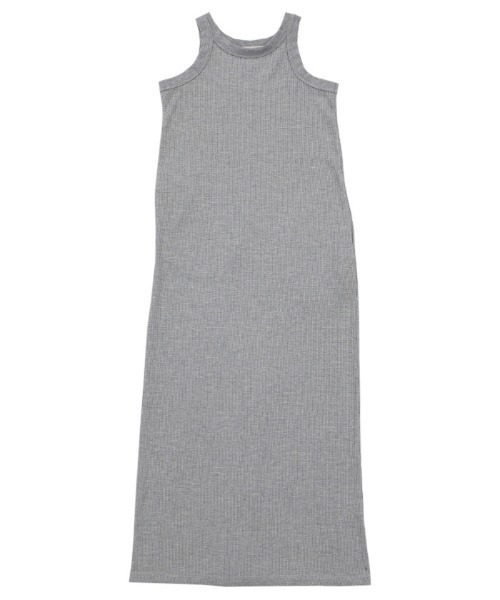 select MOCA(セレクトモカ)の「アメリカンスリーブサーマルワンピース(ワンピース・レディース・ブラック/ライトグレー・FREE)」の9枚目の写真