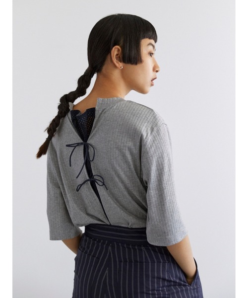 CHERIE(シェリー)の「CHERIE T-SHIRT (C0901)(Tシャツ/カットソー・レディース・グレー・FREE)」の1枚目の写真