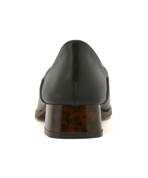 ROPE' PICNIC（ロペピクニック）の「スクエアトゥセンターシーム甲深バブーシュ（パンプス・レディース・ブラック/ゴールド系その他2/キナリ・25.0cm/24.5cm/23.0cm/24.0cm/23.5cm）」の5枚目の写真