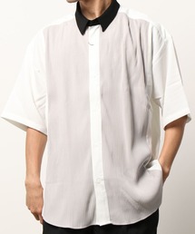 AZIONE | AZIONE/アジオネ/プリーツショートスリーブシャツ(シャツ/ブラウス)