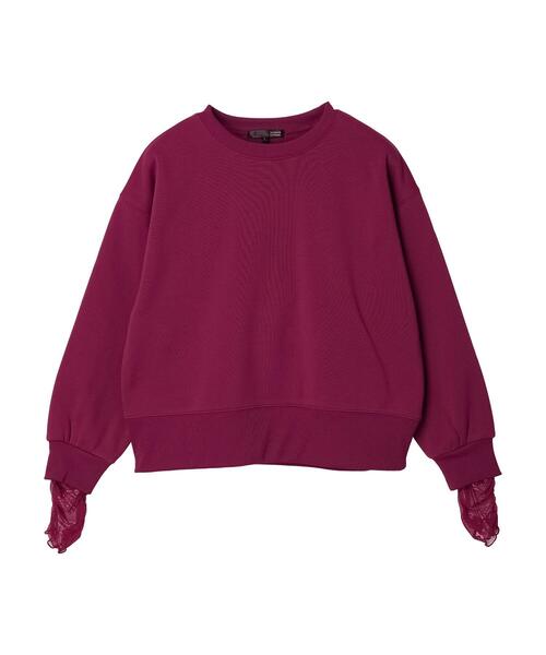 Sugar spoon（シュガースプーン）の「・SUGAR SPOON レイヤードスリーブスウェット（スウェット）」 WEAR