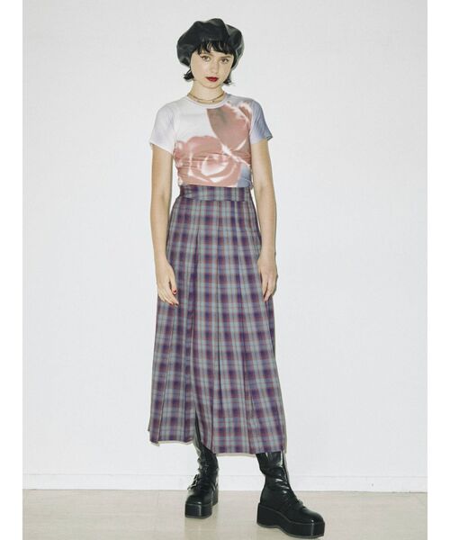 jouetie（ジュエティ）の「プリーツスリットロングスカート（スカート・レディース・ピンク/ブルー/グリーン・MEDIUM）」の14枚目の写真