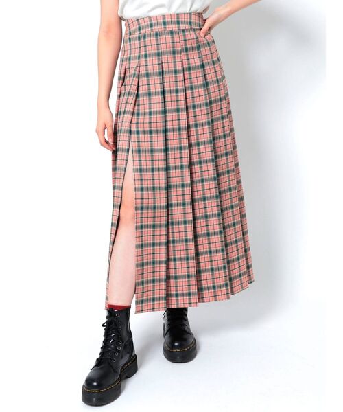 jouetie（ジュエティ）の「プリーツスリットロングスカート（スカート・レディース・ピンク/ブルー/グリーン・MEDIUM）」の21枚目の写真