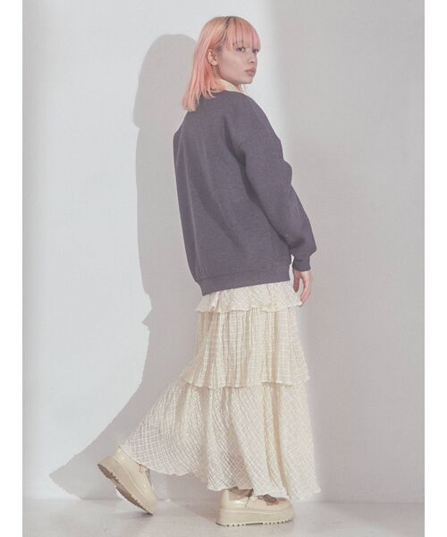 merry jenny（メリージェニー）の「CAT CAT CLUB トレーナー（スウェット・レディース・ライトグレー/アイボリー/チャコールグレー・FREE）」の22枚目の写真