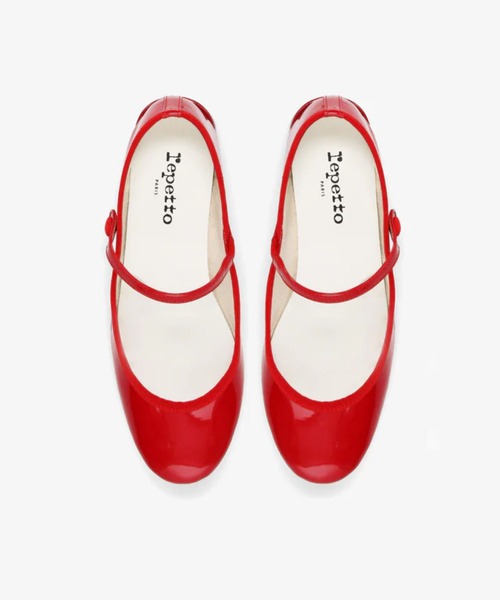 Repetto(レペット)の「Rose メリージェーン - EUサイズ / V1413V(バレエシューズ・レディース・レッド・36.5/37/38/36/34/37.5/38.5)」の2枚目の写真