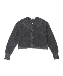 【sulvam/サルバム】SAILOR COLLAR KNIT CARDIGAN