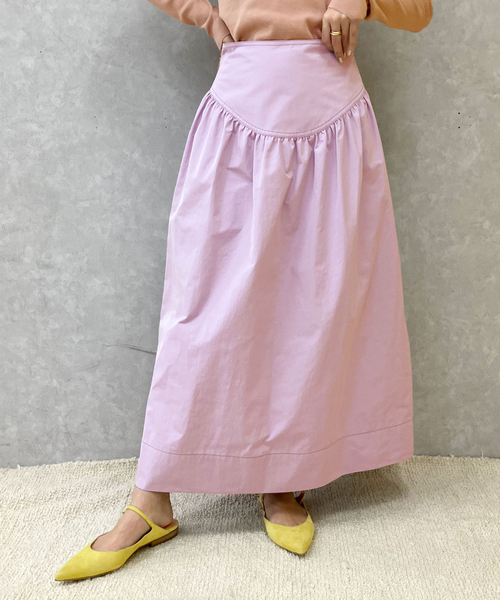 IENA LA BOUCLE（イエナラブークル）の「IENA LA BOUCLE カーブベルトコクーンスカート（スカート・レディース・パープル/オレンジ・36/38）」の3枚目の写真