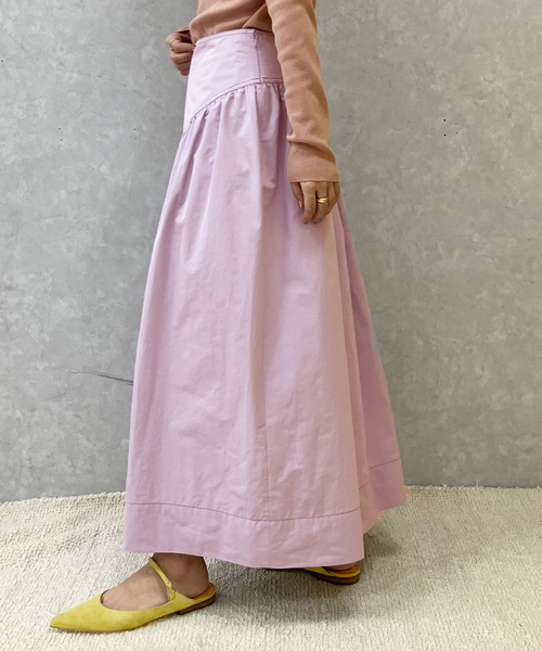 IENA LA BOUCLE（イエナラブークル）の「IENA LA BOUCLE カーブベルトコクーンスカート（スカート・レディース・パープル/オレンジ・36/38）」の12枚目の写真