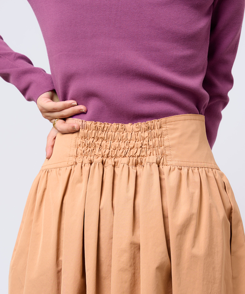 IENA LA BOUCLE（イエナラブークル）の「IENA LA BOUCLE カーブベルトコクーンスカート（スカート・レディース・パープル/オレンジ・36/38）」の16枚目の写真